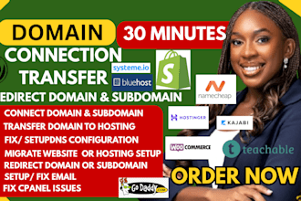 connect redirect domain or subdomain,fix or migrate email of any website quickly