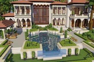 make any house any castle and any farm for you in minecraft