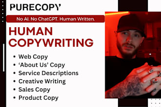 be your creative human copywriter