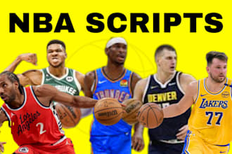 write engaging nba scripts for your youtube channel