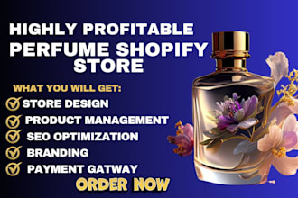 design profitable perfume website cosmetics website fragrance, beauty website