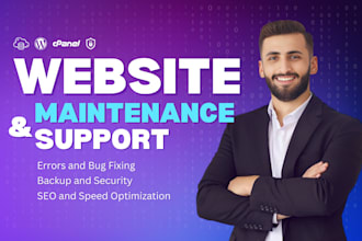fix wordpress website maintenance, support and bug fixes