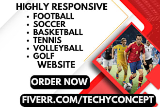 design football soccer basketball tennis golf softball dodgeball cricket website
