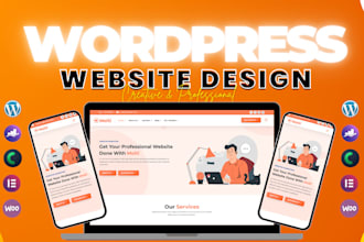 design, redesign, rebuild, revamp or update wordpress elementor pro website