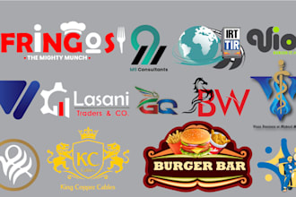 design logo for any type of brand, business or restaurant