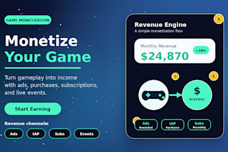 help you to generate revenue from games