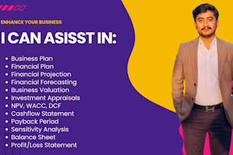 provide financial forecast, projections and business plan