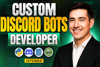be your custom discord bots developer