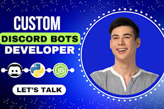 be your custom discord bots developer