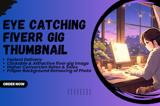 develop fiverr gig thumbnail cover design
