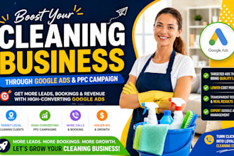 grow your cleaning business through google ads,ppc campaign