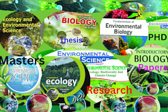 research and write anything on environmental science,case study analysis,project