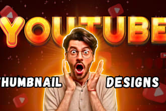 design catchy youtube thumbnails within 6 hours