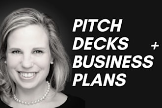 create an investor pitch deck in powerpoint or canva