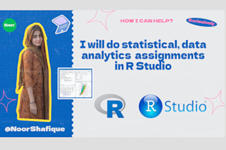 do your statistical, data analytics assignments in r