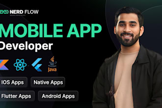 do mobile app development, using flutter or react native