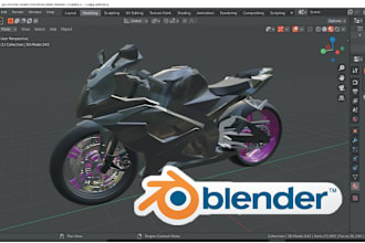 make 3d car and bike in blender 12 hours