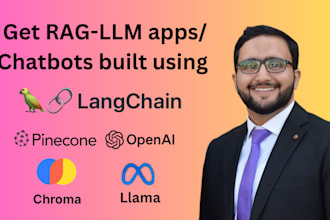 develop custom chatbot using langchain, llms and rag