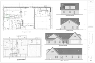 be your architect for floor plan, house permit drawings, blueprints in autocad