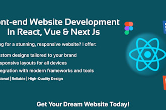 build websites with react js, tailwind, next, redux toolkit