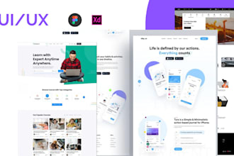 do website UI UX design and mobile app UI UX design