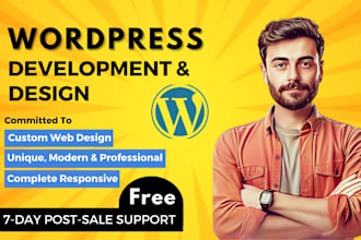 design, redesign, develop, revamp or edit custom wordpress and ecommerce website