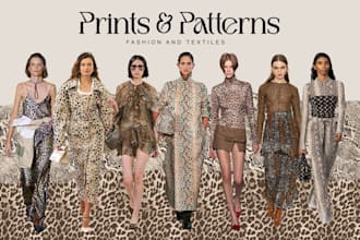 design unique seamless textile print, pattern, design