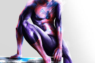 make an art for you in my unquie digital paint style