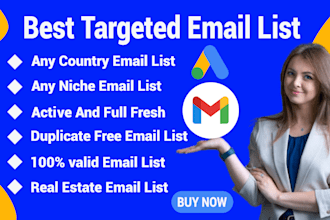 build active and valid bulk email list collection validation for email marketing