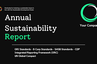 do sustainability reports, data analysis, impact assessments