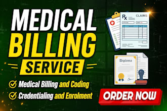 manage medical billing and full credentialing and enrolment
