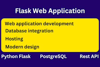 develop responsive web applications using python flask