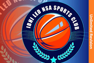 basketball logo design for league tournament team sports
