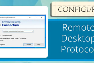 configure remote desktop connection rdp