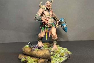 paint warhammer, dnd or any other miniature you want
