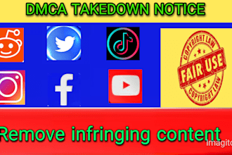 remove copyright infringing takedown impersonation fake profiles on social media
