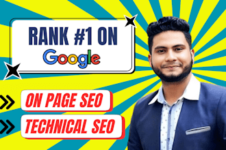 do onpage seo and technical optimization for shopify, wordpress, wix