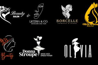 do typography combination mark logo design for your company