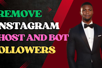 remove instagram, bot, fake and ghost followers manually