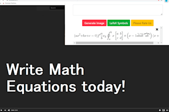 meticulously craft your mathematical equations in latex