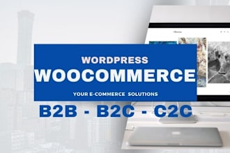 design woo commerce b2b wholesale and b2c retail website for drop shipping