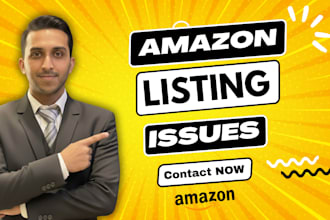 fix amazon listing errors, listing issues