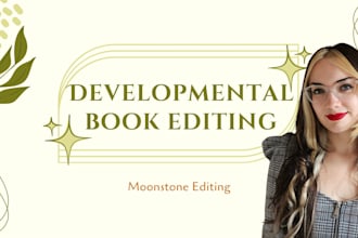 developmentally edit your book manuscript