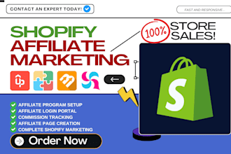 setup shopify affiliate marketing program uppromote refferal candy goaffpro apps