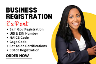 sam gov, non profit business registration, 501c3 mbe cage code uei ein mbe 8a