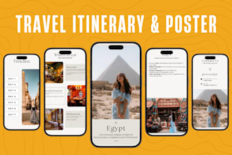 design itinerary for your travel