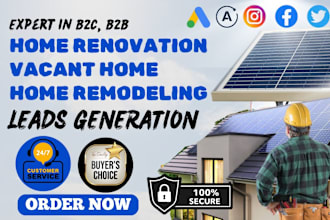 generate vacant home renovation home remodeling real estate home sellers leads