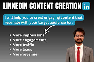 your linkedin content creator and manager