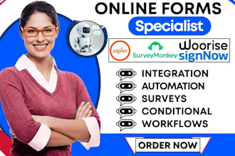 woorise surveymonkey zapier integration signnow google forms subscription box