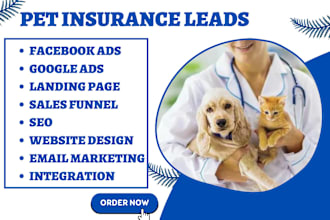 generate pet care insurance leads insurance website pet health insurance leads